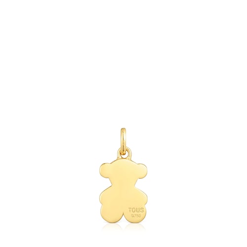 Colgante mediano oso de oro 12 mm Sweet Dolls